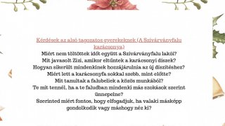 2. hét kérdések mindkét korcsoporthoz a mesékhez